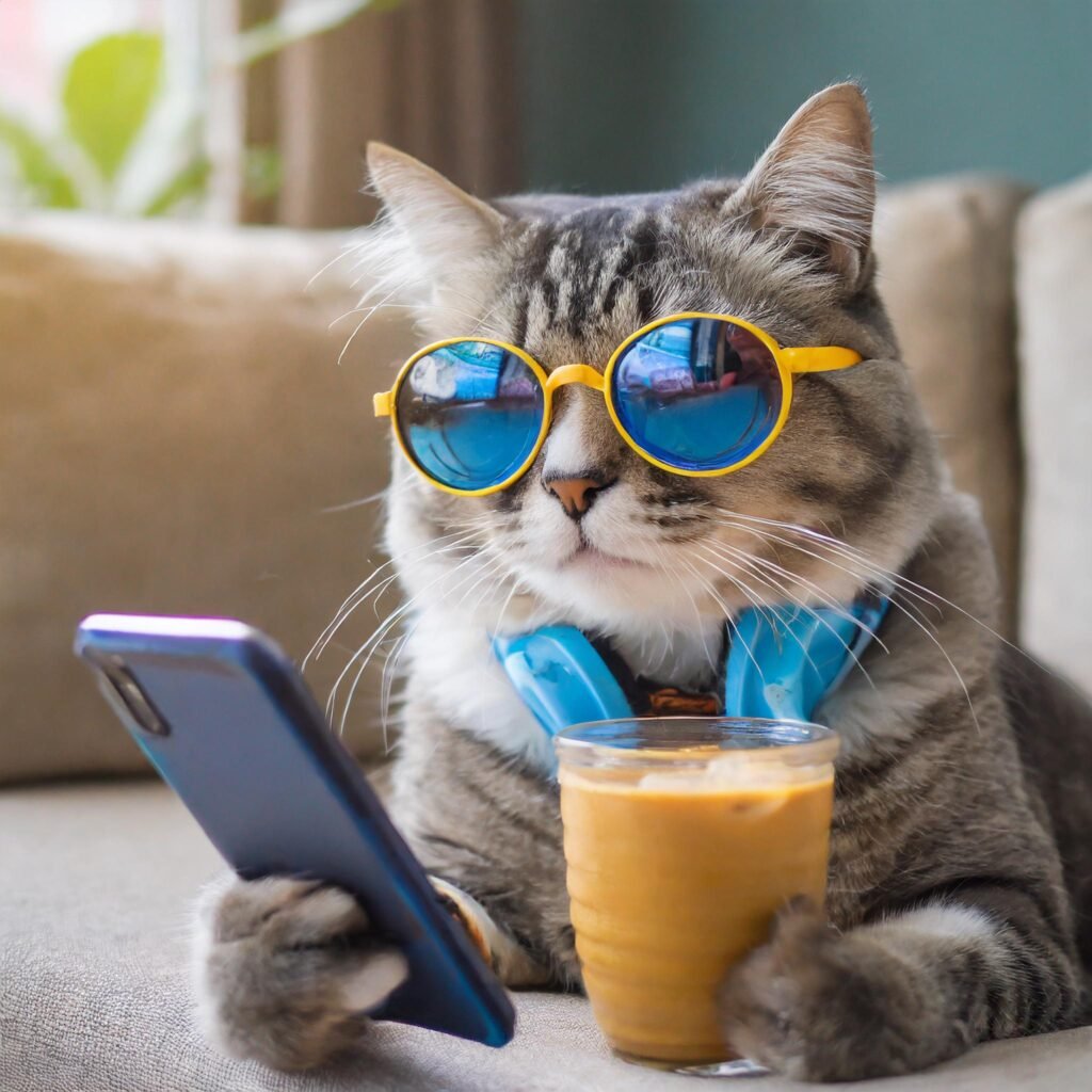 Cute cat
Cat With goggles
Cat using mobile
Cat using phone
Cat drinking
cat drinking coffee
amazing cat
boss cat
cat boss